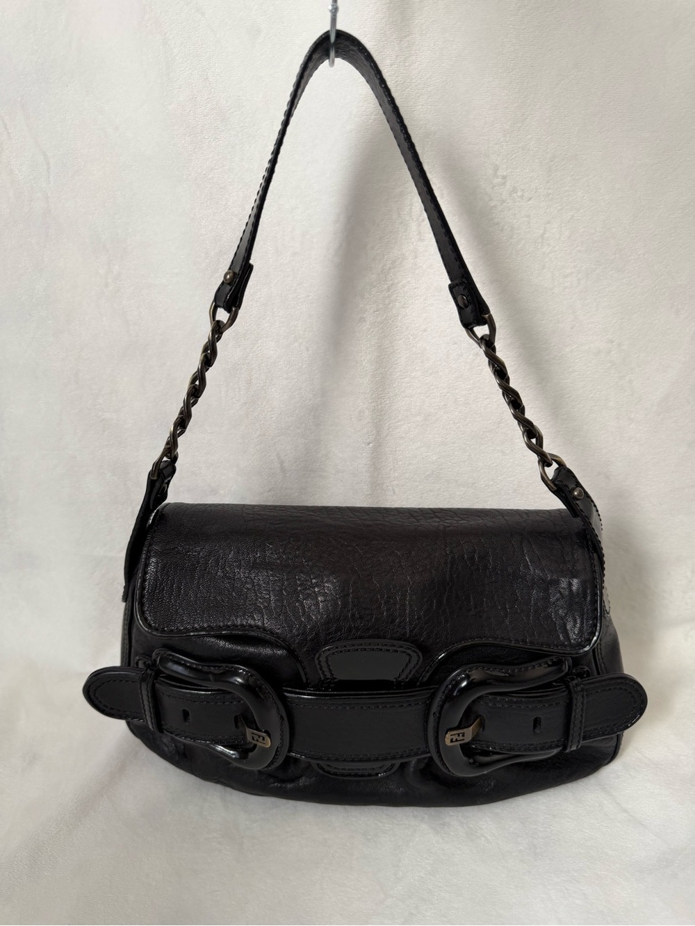 Fendi B Bis Leather Bag